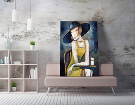 Wallity Cuadro Decorativo sobre Lienzo Multicolor 50 x 70 cm